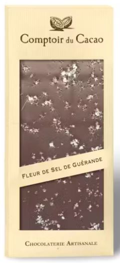 Tablette Fleur de Sel de Guérande noir
