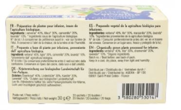 Infusion nuit paisible BIO 20 sachets – Image 2