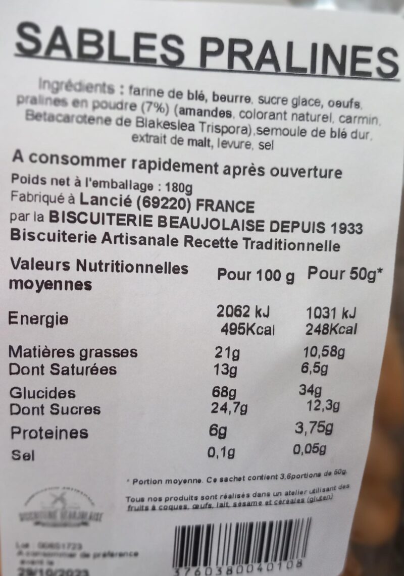 Sablés à la Praline du Beaujolais – Image 4