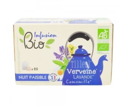 Infusion nuit paisible BIO 20 sachets